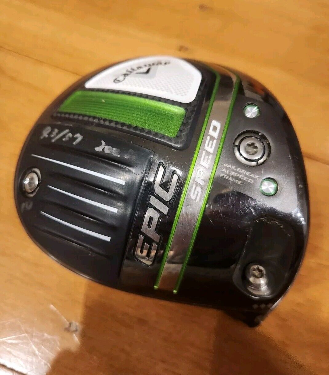 CALLAWAY EPIC SPEED 9.0°  TC SERIAL DRIVER - TRIPLE DIAMOND - 9.3° Actual loft