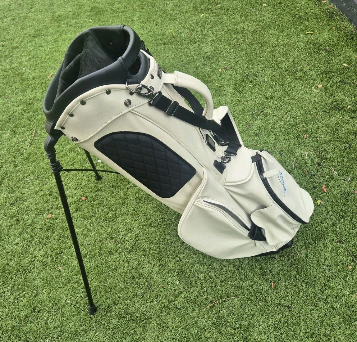 TITLEIST GOLF LINKS LEGEND SERIES CARRY BAG PLAYERS STAND BAG  TWIN WATERS WHITE2