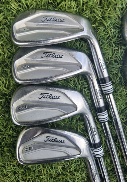 TITLEIST 620CB FORGED IRONS IRONS 4-PW - KBS TOUR 130X EXTRA STIFF SHAFTS1