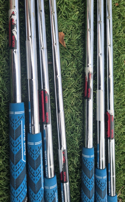 TITLEIST 620CB FORGED IRONS IRONS 4-PW - KBS TOUR 130X EXTRA STIFF SHAFTS5