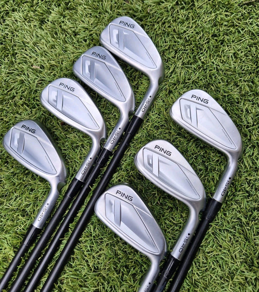 PING I540 IRONS 3-PW IRON - LA GOLF L SERIES 120I 4 STIFF FLEX  Black DOT  ️ 0