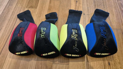 YOUNG GUN PRO GOLF HEAD COVER DRIVER FAIRWAY HEADCOVER RED GREEN BLUE OR YELLOW