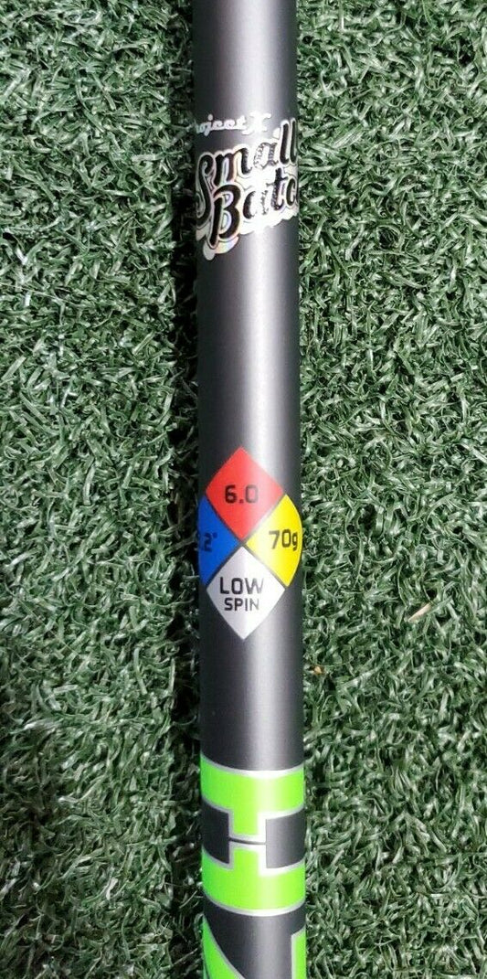 SMALL BATCH PROJECT X HZRDUS SMOKE GREEN 70 6.0 STIFF - ANY BRAND ADAPTER