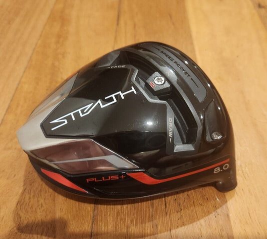 TAYLORMADE STEALTH PLUS 8° DRIVER EXCELLENT CONDITION CARONWOOD