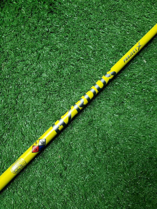PROJECT X HZRDUS YELLOW HAND CRAFTED  (6.0) 63 STIFF SHAFT - CHOICE OF ADAPTER