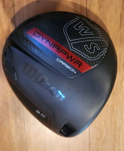 WILSON STAFF DYNAPWR CARBON 9.0° - EXCELLENT CONDITION - DRIVER HEAD AND ADAPTER