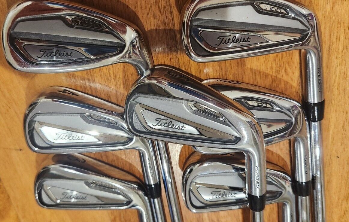 TITLEIST T100 3-9 IRONS - KBS TOUR STIFF SHAFTS