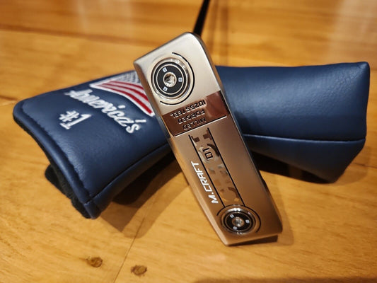 MIZUNO OMOI M CRAFT 01 MILLED FORGED  CHROME PUTTER 34" - Headcover Included