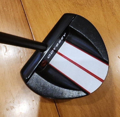 ODYSSEY WHITE RIZE V-LINE 5 CS PUTTER 35"  VERY GOOD CONDITION