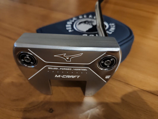 MIZUNO M CRAFT VI 6 MILLED FORGED  PUTTER 34" - Headcover Included