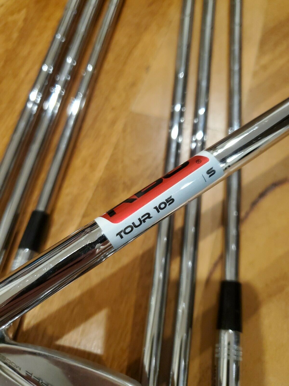 WILSON STAFF FORGED BLADE IRONS 4I-PW -  KBS 105 STIFF SHAFTS