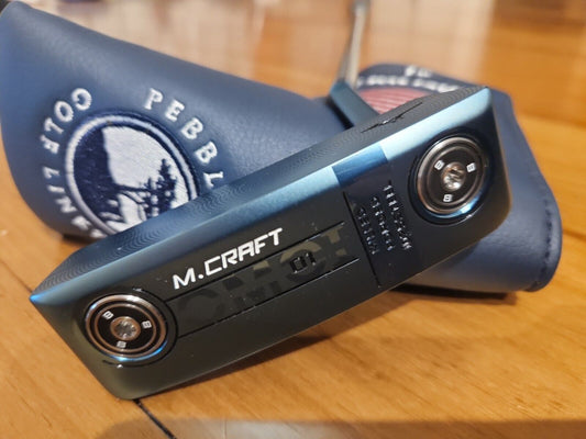 MIZUNO OMOI M CRAFT 01 MILLED FORGED  BLUE PUTTER 34" - Headcover Included