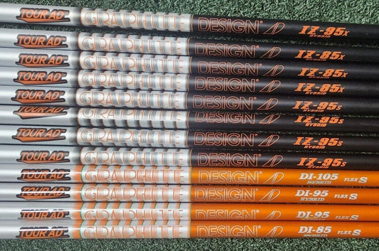 GRAPHITE DESIGN TOUR AD IZ & DI HYBRID DRIVING IRON GOLF SHAFTS - BRAND NEW