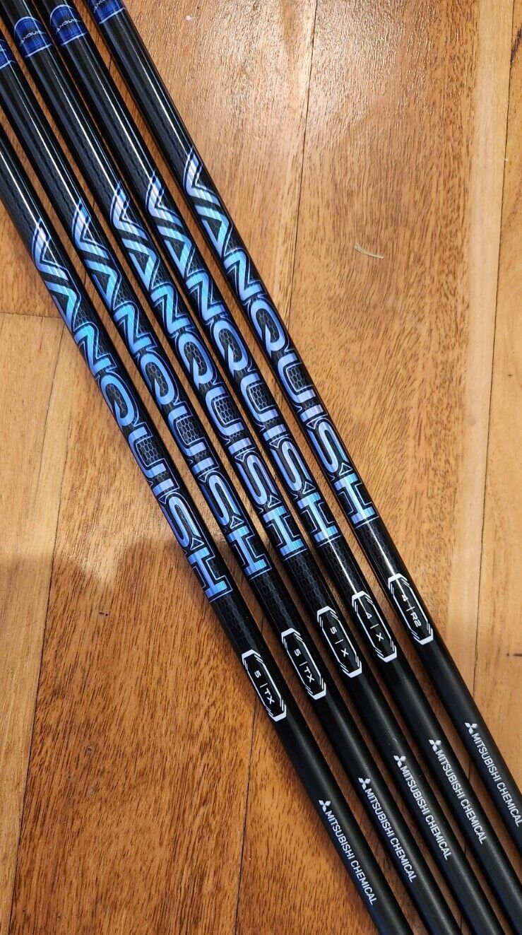 MITSUBISHI VANQUISH PRECISION CRAFTED GOLF SHAFTS - GRIP & ADAPTER FITTED RSXTX