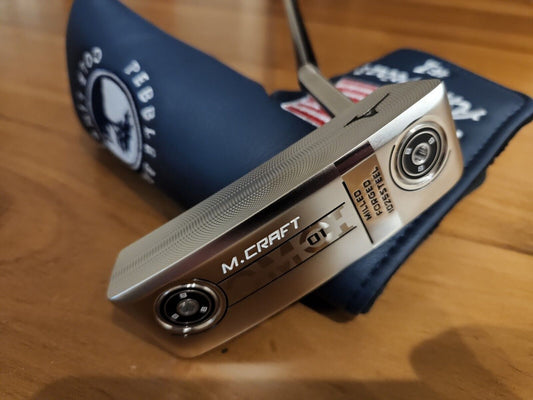 MIZUNO OMOI M CRAFT 01 MILLED FORGED  PUTTER 34" - Headcover Included