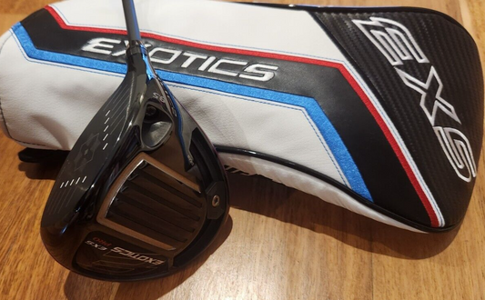 EXOTICS EXS PRO TOUR EDGE 9.5° DRIVER HZRDUS SMOKE YELLOW 6.5 - MINT CONDITION