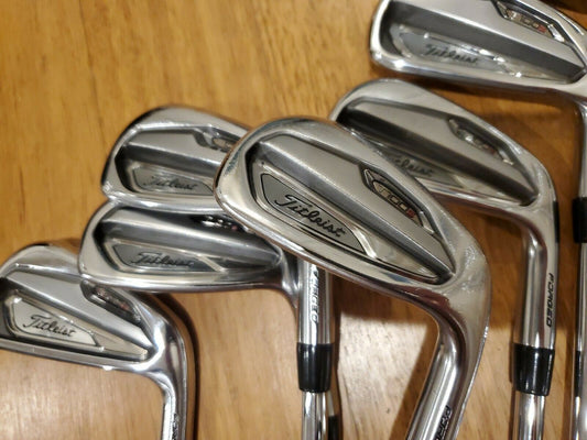 TITLEIST T100S GOLF IRONS 4i - PW - AMT White S300 Stiff Std Length