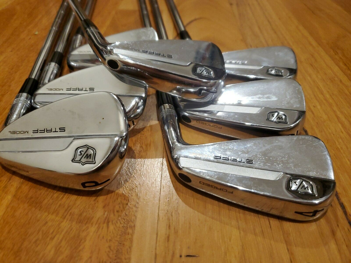 WILSON STAFF FORGED BLADE IRONS 4I-PW -  KBS 105 STIFF SHAFTS