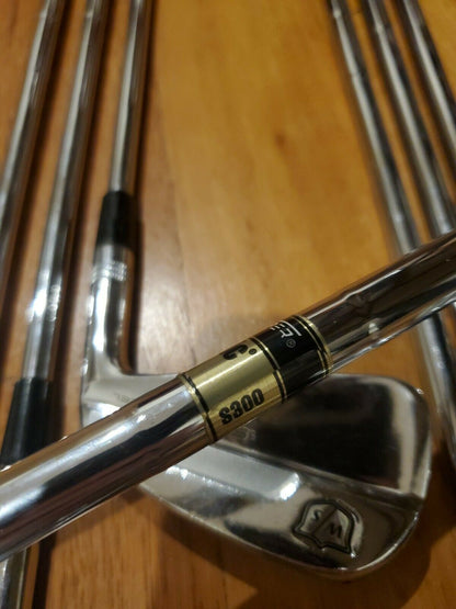 WILSON STAFF FORGED BLADE IRONS 4I-PW -  DG S300 STIFF SHAFTS