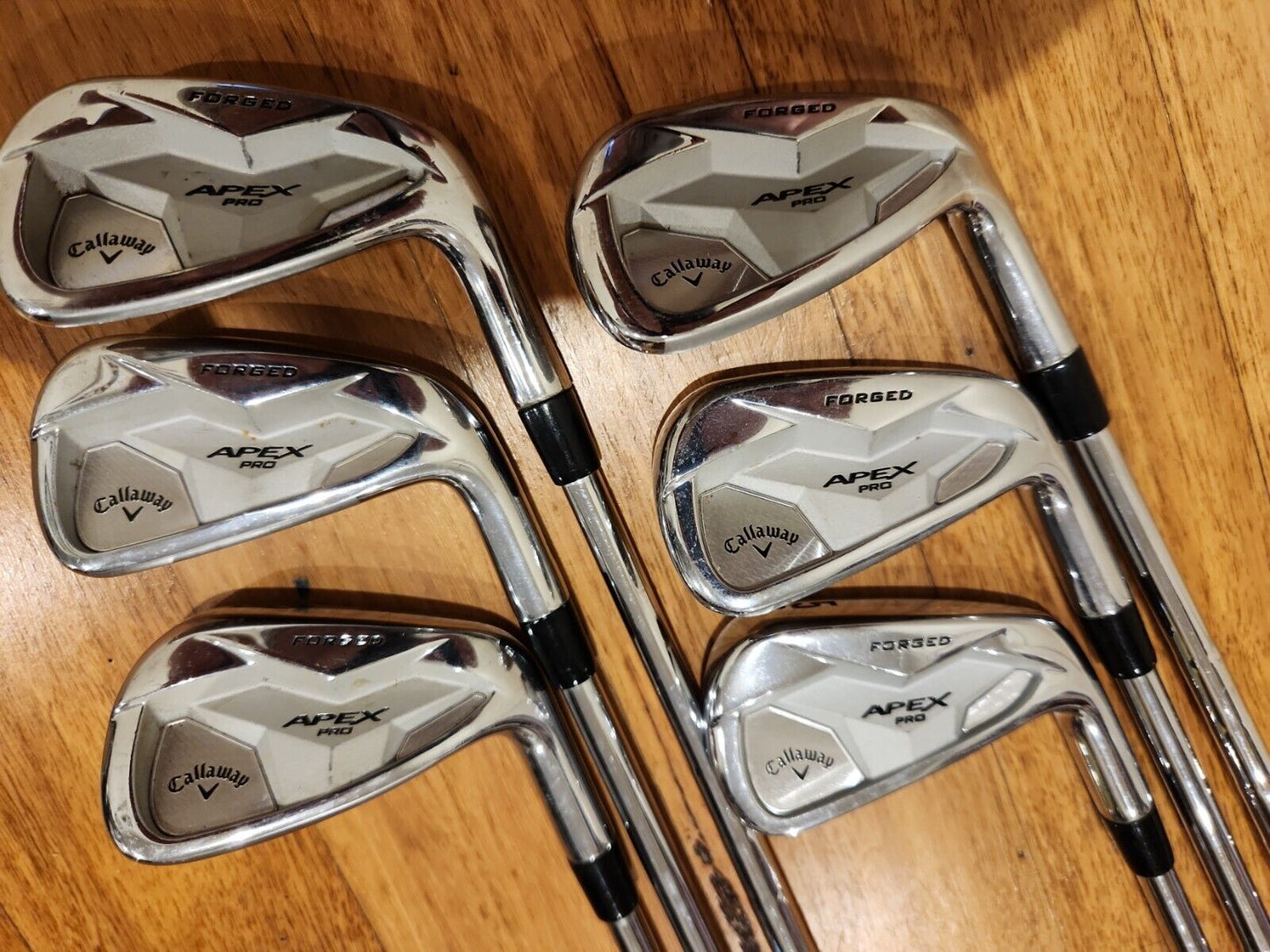 CALLAWAY APEX PRO Forged 19' IRONS - 5I-PW - NIPPON MODUS 3 TOUR 130 X