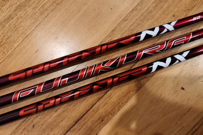 FUJIKURA SPEEDER NX GOLF SHAFTS RED - ADAPTER & GRIP INCLUDED