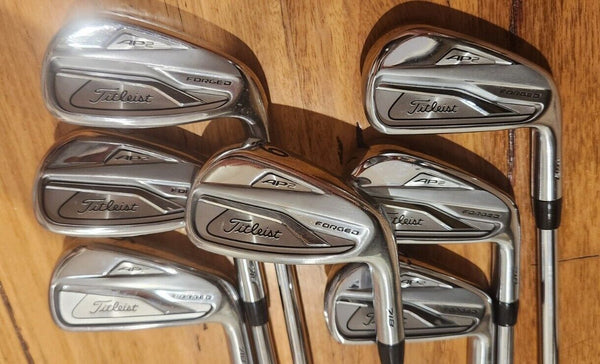 TITLEIST AP2 718 4-PW IRONS - Dynamic Gold AMT X100 WHITE X STIFF