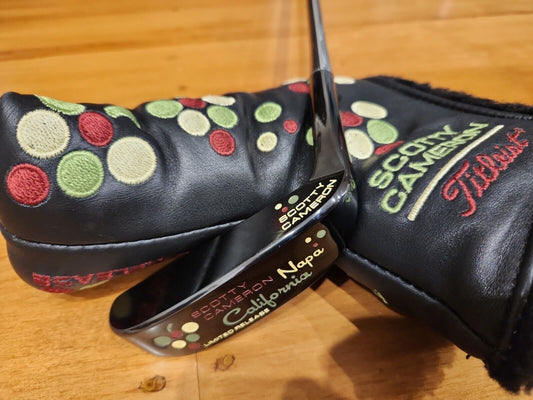SCOTTY CAMERON LIMITED RELEASE NAPA CALIFORNIA PUTTER and HEAD COVER