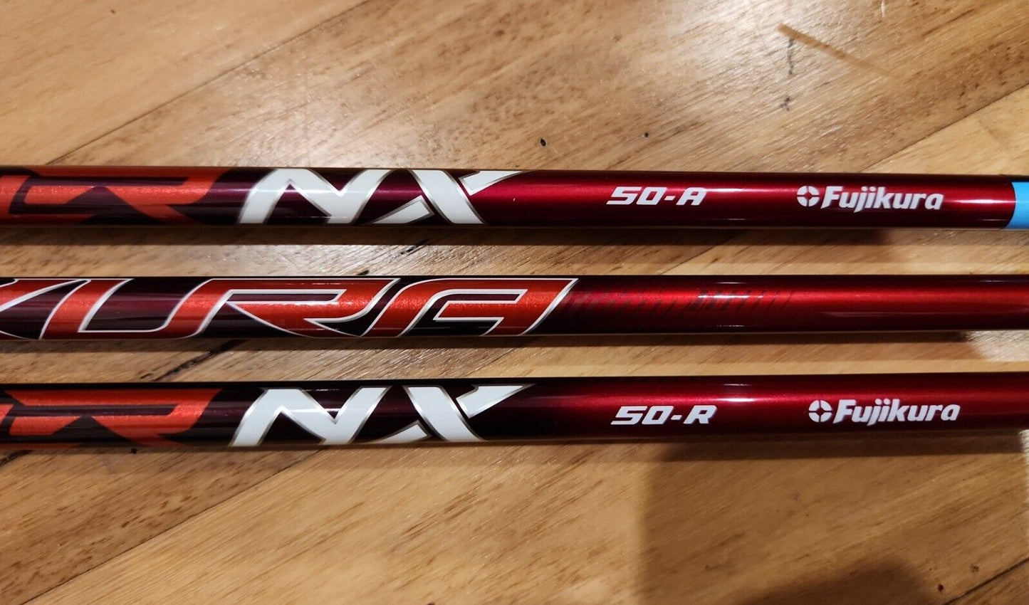 FUJIKURA SPEEDER NX GOLF SHAFTS RED - ADAPTER & GRIP INCLUDED