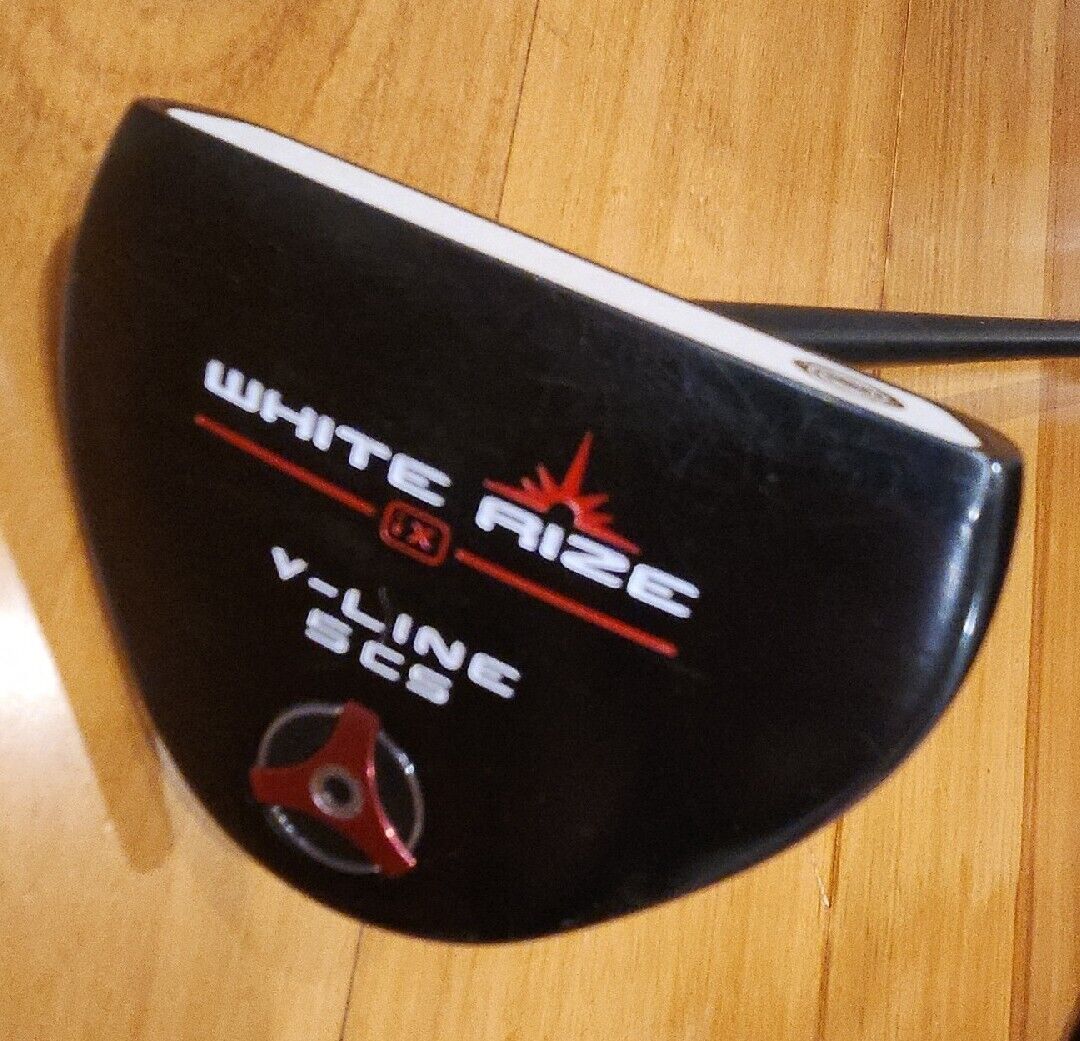 ODYSSEY WHITE RIZE V-LINE 5 CS PUTTER 35"  VERY GOOD CONDITION