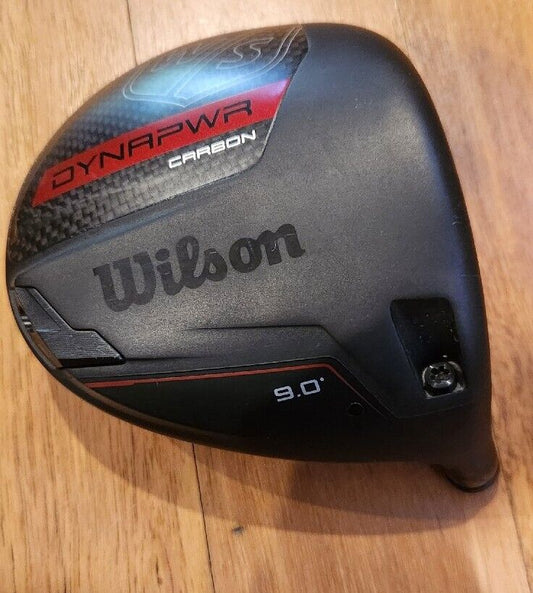 WILSON STAFF DYNAPWR CARBON 9.0° - EXCELLENT CONDITION - DRIVER HEAD AND ADAPTER