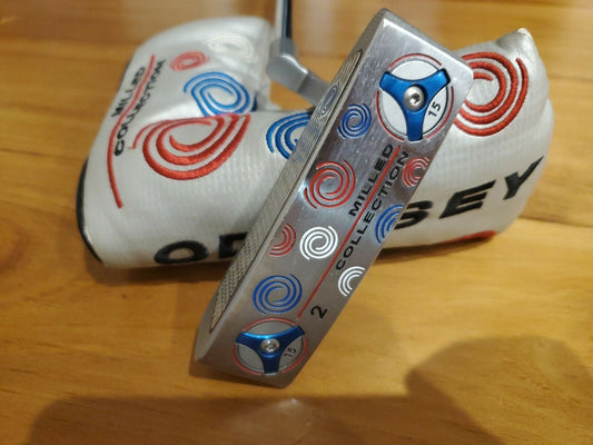 ODYSSEY MILLED COLLECTION 2 BLADE PUTTER - EXCELLENT CONDITION