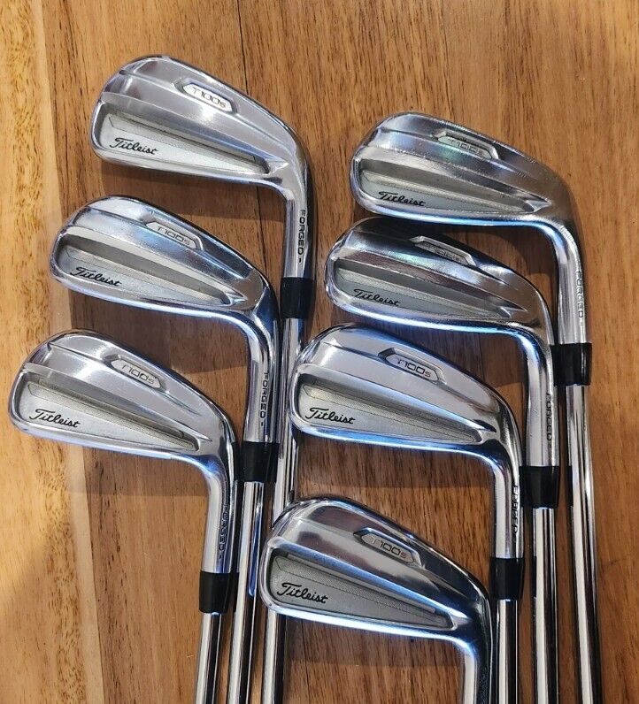 TITLEIST T100s 4-PW IRONS - Dynamic Gold AMT S300 STIFF Shafts