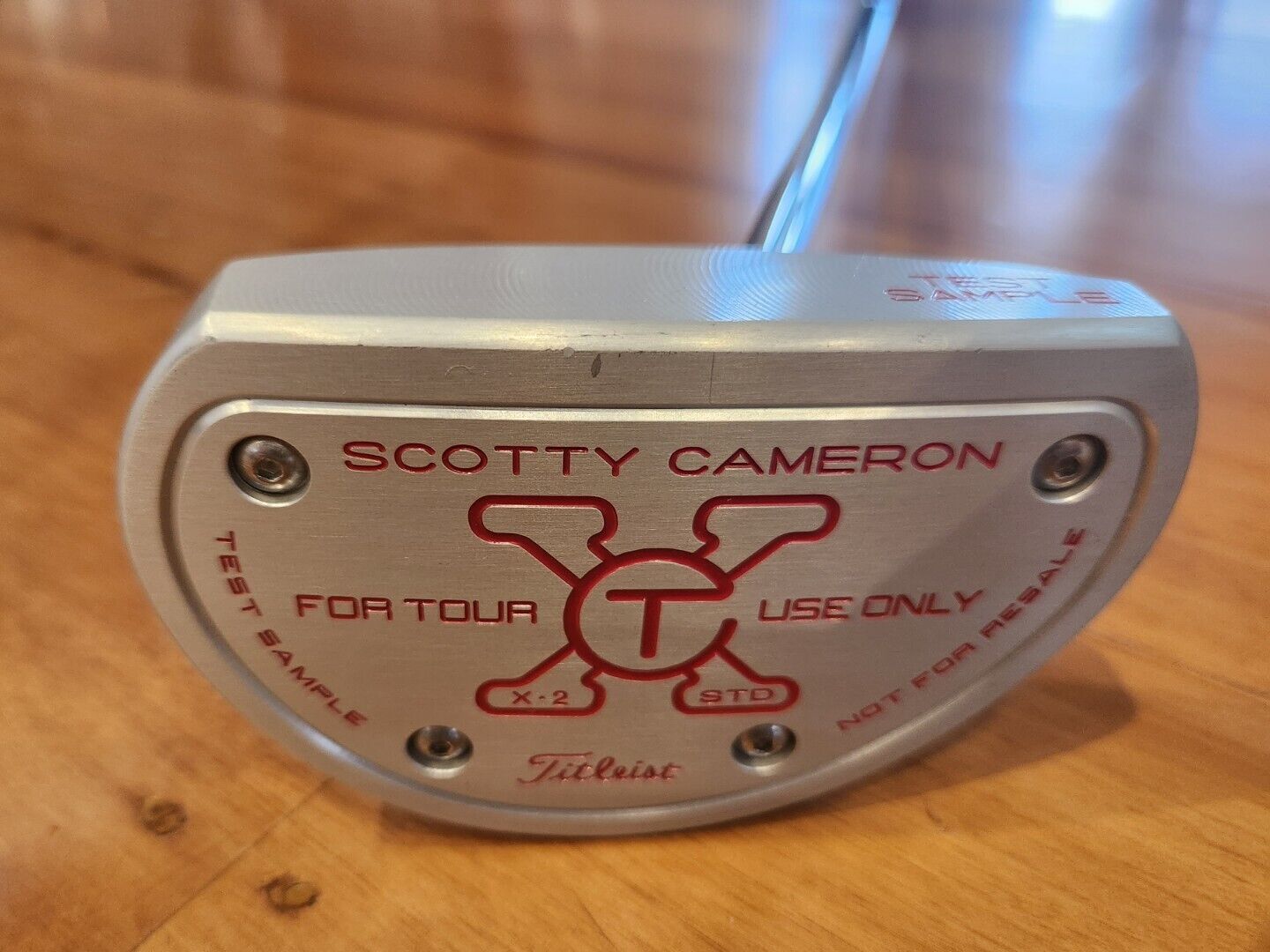 SCOTTY CAMERON Red X.2 TEST SAMPLE CIRCLE T  FOR TOUR USE ONLY PUTTER TITLEIST