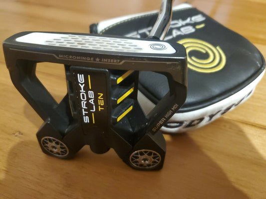 ODYSSEY STROKE LAB TEN PUTTER -  MICROHINGE INSERT - SUPER HIGH MOI - FLAT CAT