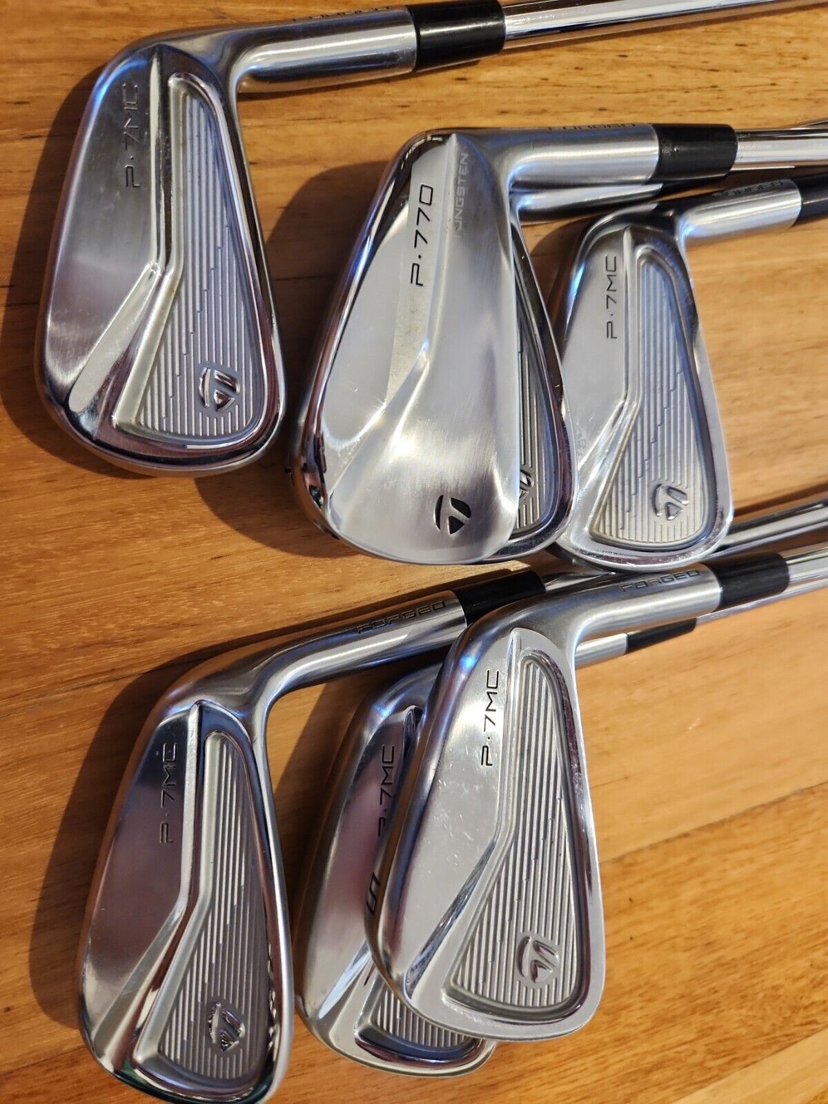 TAYLORMADE P.7MC 5i-PW and P770 4 Iron Combo SET - KBS TOUR FLT 120 Stiff