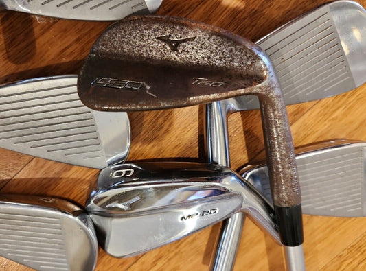MIZUNO MP20 IRONS 4-PW BLADES - CHOICE OF SHAFT R S X COMBO T20 RAW PW