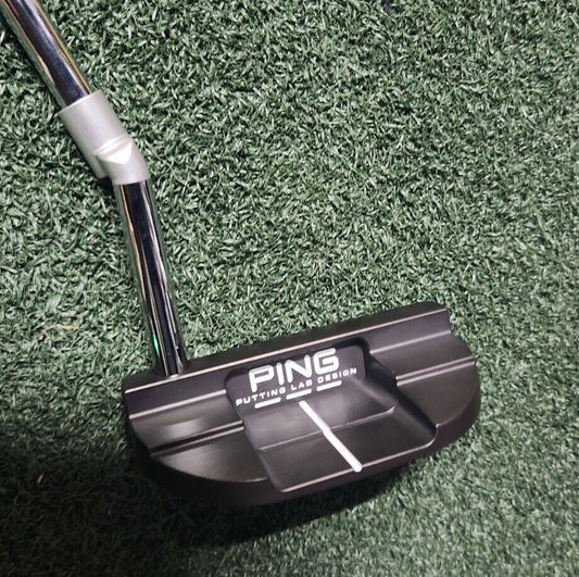 PING PLD DS72 MILLED GUNMETAL FINISH - TOUR ISSUE PLUMBERS NECK PUTTER 36"