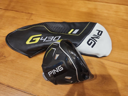 PING G430 MAX 10.5° HEAD ONLY -  EXCELLENT CONDITION - DRIVER HEAD