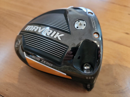 Callaway MAVRIK DRIVER 10.5° - HEAD ONLY - Sub Zero TRIOPLE DIAMOND