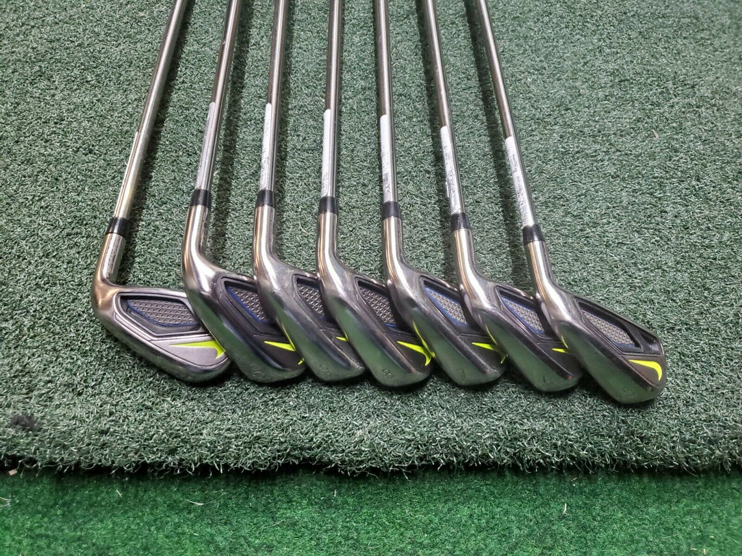 NIKE VAPOR FLY GOLF IRONS 5-AW - UST RECOIL MAMIYA STIFF SHAFT F3