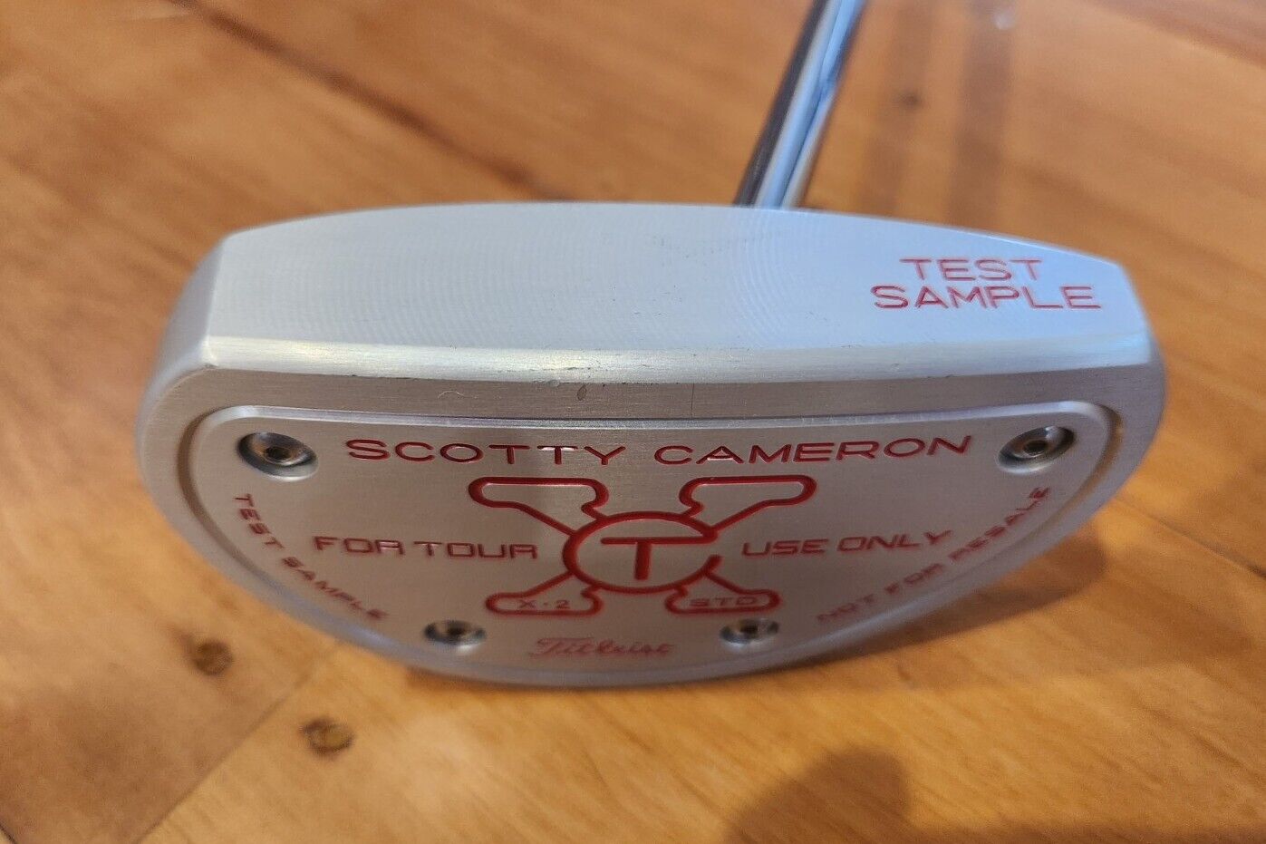 SCOTTY CAMERON Red X.2 TEST SAMPLE CIRCLE T  FOR TOUR USE ONLY PUTTER TITLEIST