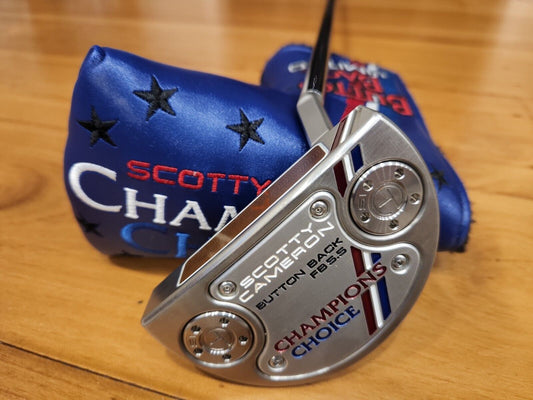SCOTTY CAMERON CHAMPIONS CHOICE BUTTON BACK FB 5.5 CIRCLE  T  WEIGHTS PUTTER