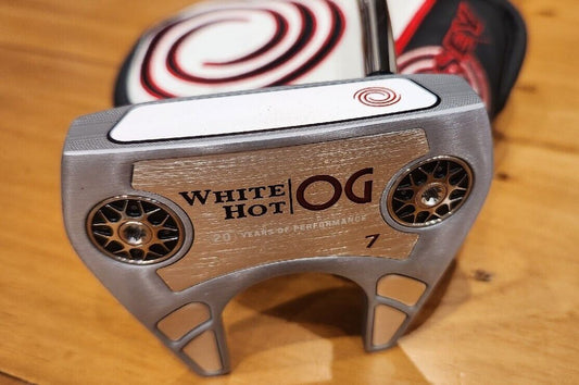 ODYSSEY WHITE HOT OG SEVEN 7  PUTTER 34" EXCELLENT CONDITION