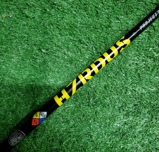 PROJECT X HZRDUS HAND CRAFTED YELLOW 63 STIFF 6.5 X SHAFT 65 - CHOICE OF ADAPTER