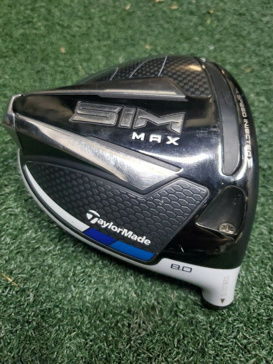 TAYLORMADE SIM MAX 8° GOLF DRIVER - HEAD ONLY  EXCELLENT CONDITION - TOUR ISSUE