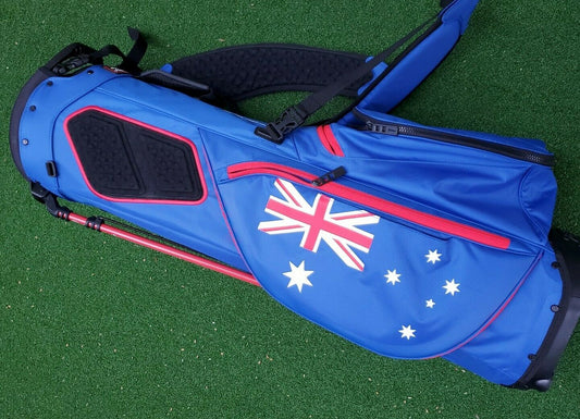 TITLEIST +4 AUSTRALIA FLAG GOLF CARRY STAND BAG - NEW
