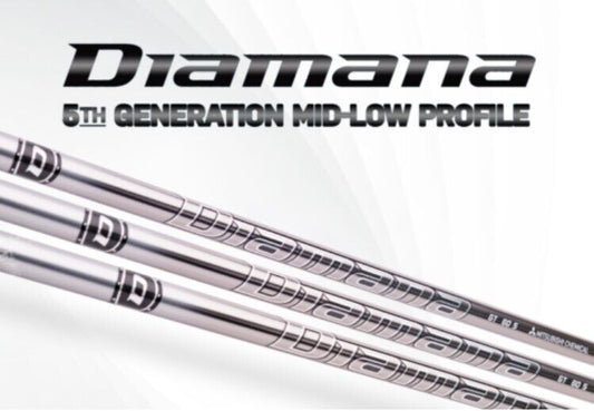 DIAMANA MITSUBISHI GOLF SHAFTS - GT - GOLF SHAFT +CUSTOM FIT ADAPTER & GRIP
