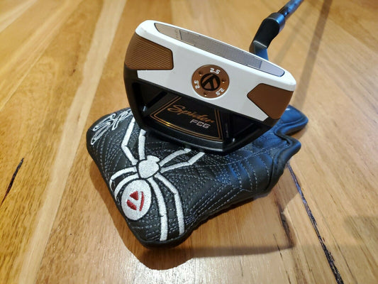 TAYLORMADE SPIDER FCG KBS CT TOUR SHAFT  GOLF PUTTER - Headcover Included