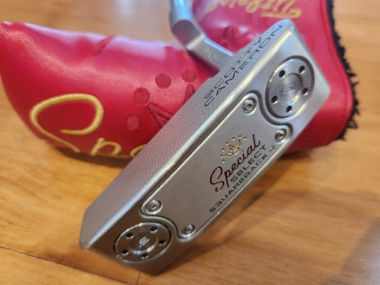 SCOTTY CAMERON SPECIAL SELECT SQUAREBACK 2 TITLEIST PUTTER CUSTOM HEAVIER HEAD