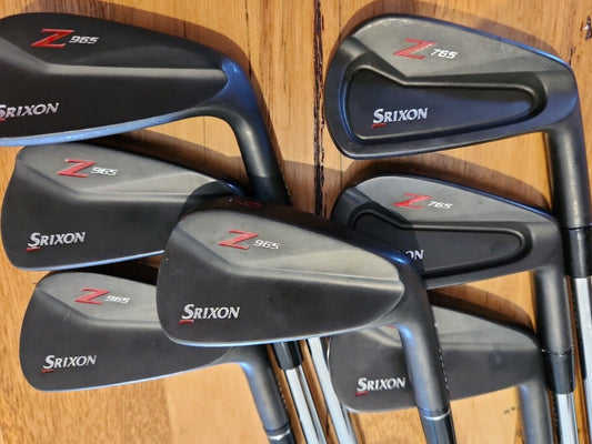 Tour Issue Black SRIXON Z965 and Z765 IRONS 4i-PW - DGS300 Stiff Shafts